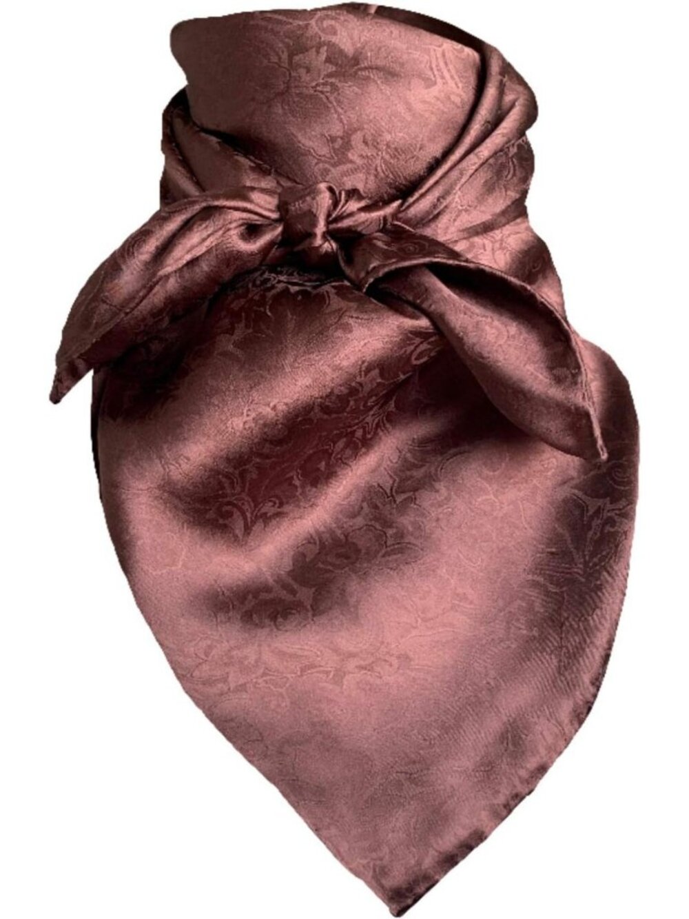 Silk Jacquard Cowboy Wild Rag Scarf Bandana - Large 34.5” & Extra Large 42